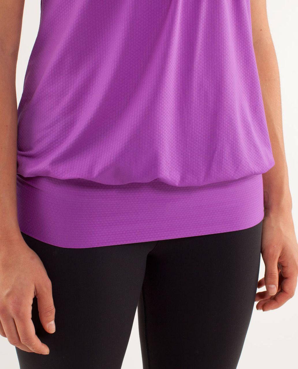 Lululemon No Limits Tank - Tender Violet / Black