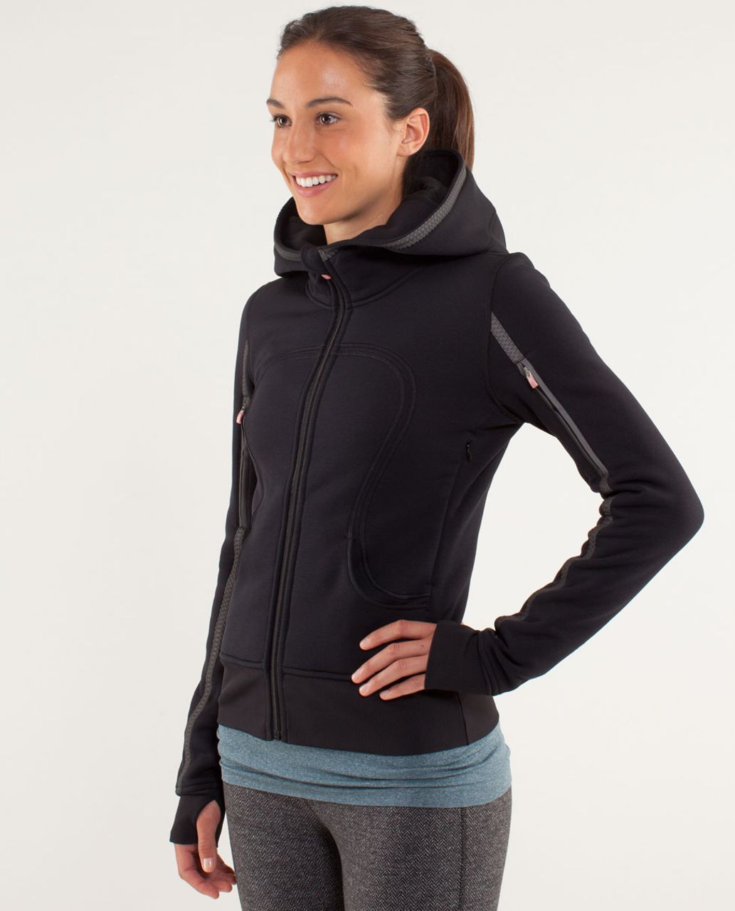 Lululemon Uba Hoodie *Reflective - Black