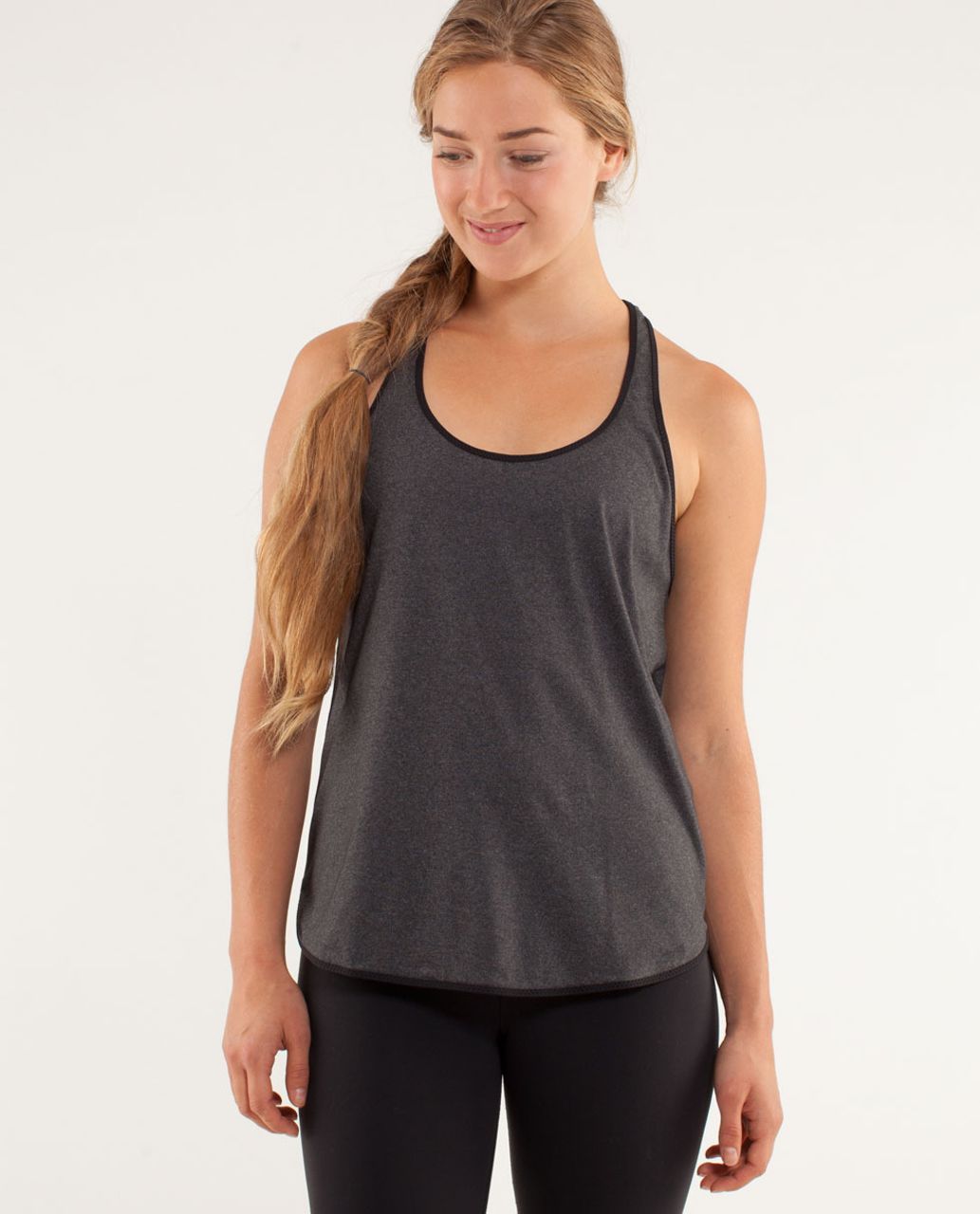 Lululemon 105 F Singlet - Heathered Black (First Release)