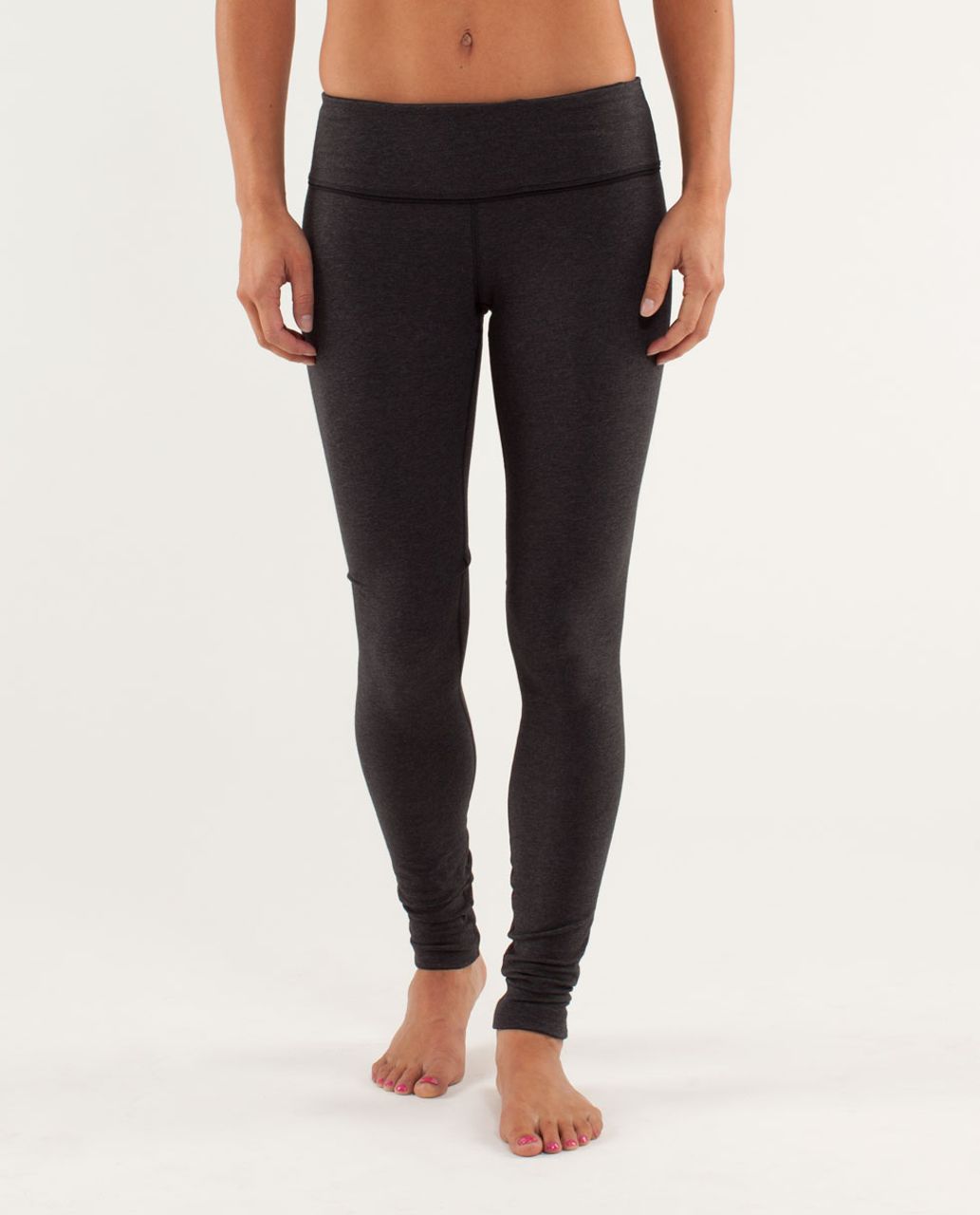 Lululemon Wunder Under Pant *Organic - Heathered Black / Black / Micro Macro Black Heathered Black