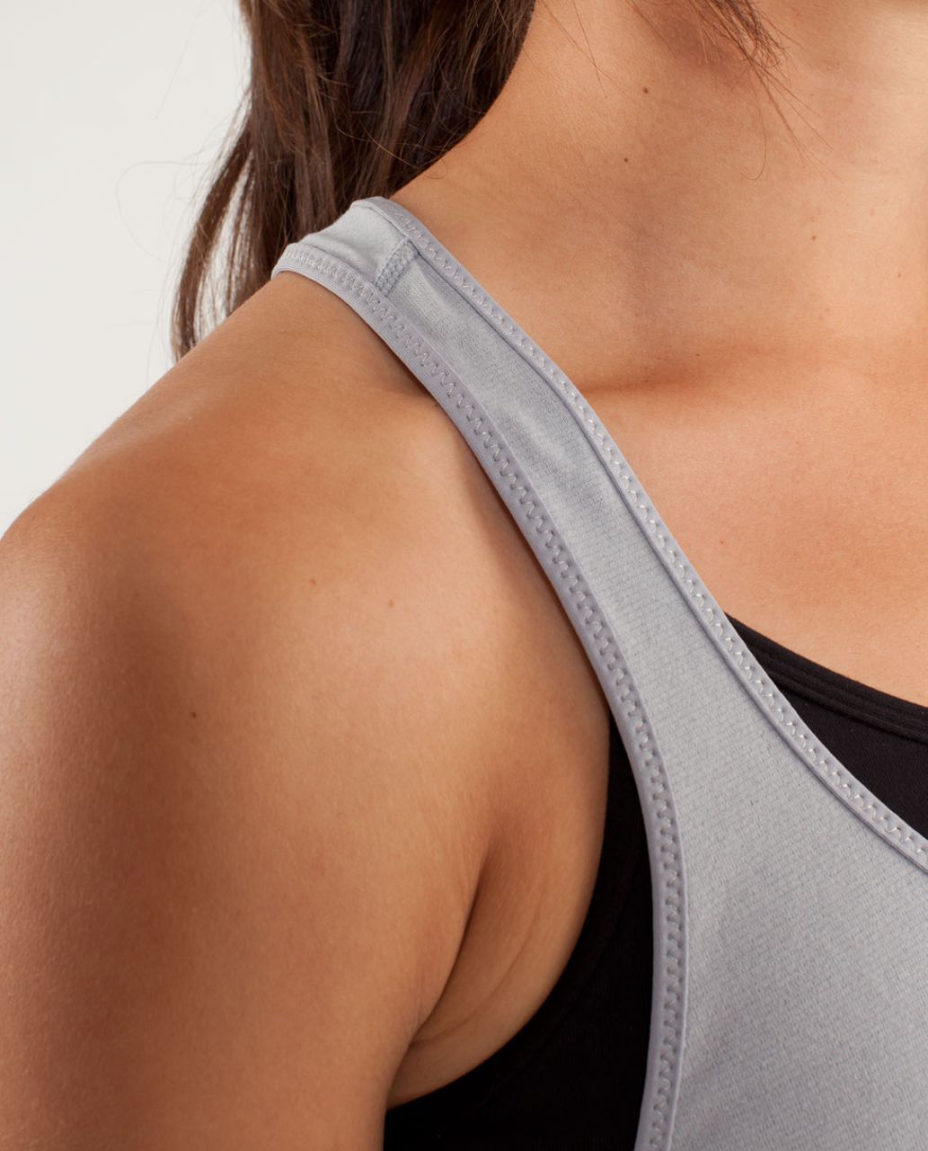 Lululemon 105 F Singlet - Heathered Silver Slate