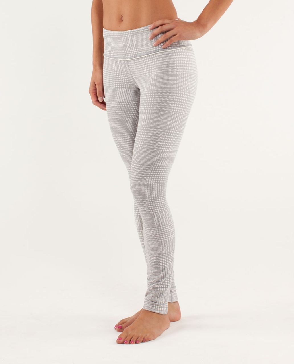 Lululemon Wunder Under Pant III - Heathered Slate - lulu fanatics