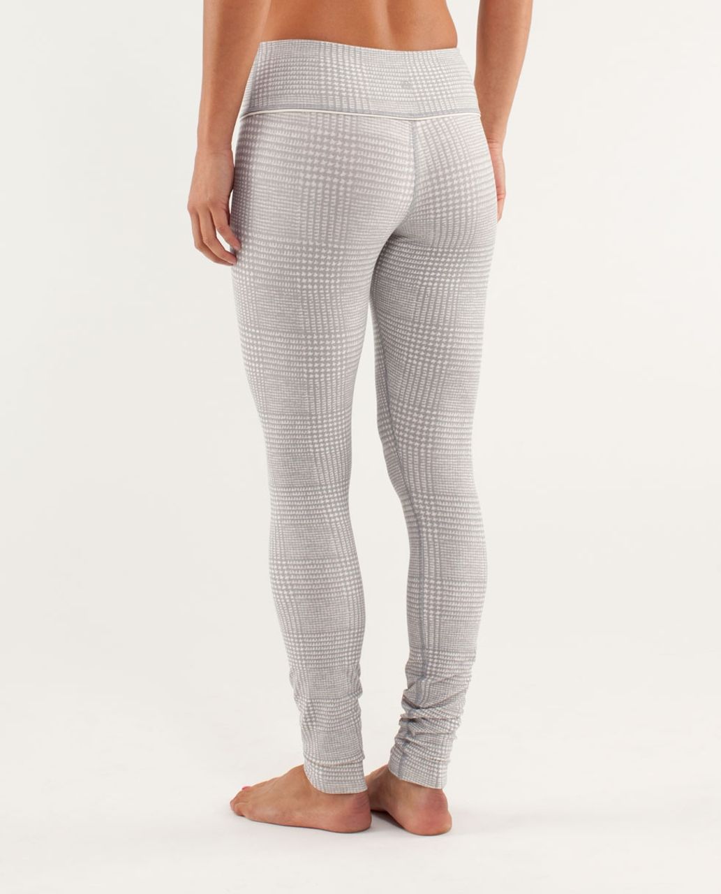 Lululemon Wunder Under Pant *Organic - Glen Check Polar Cream Silver Slate / Polar Cream / Micro Macro Polar Cream Silver Slate