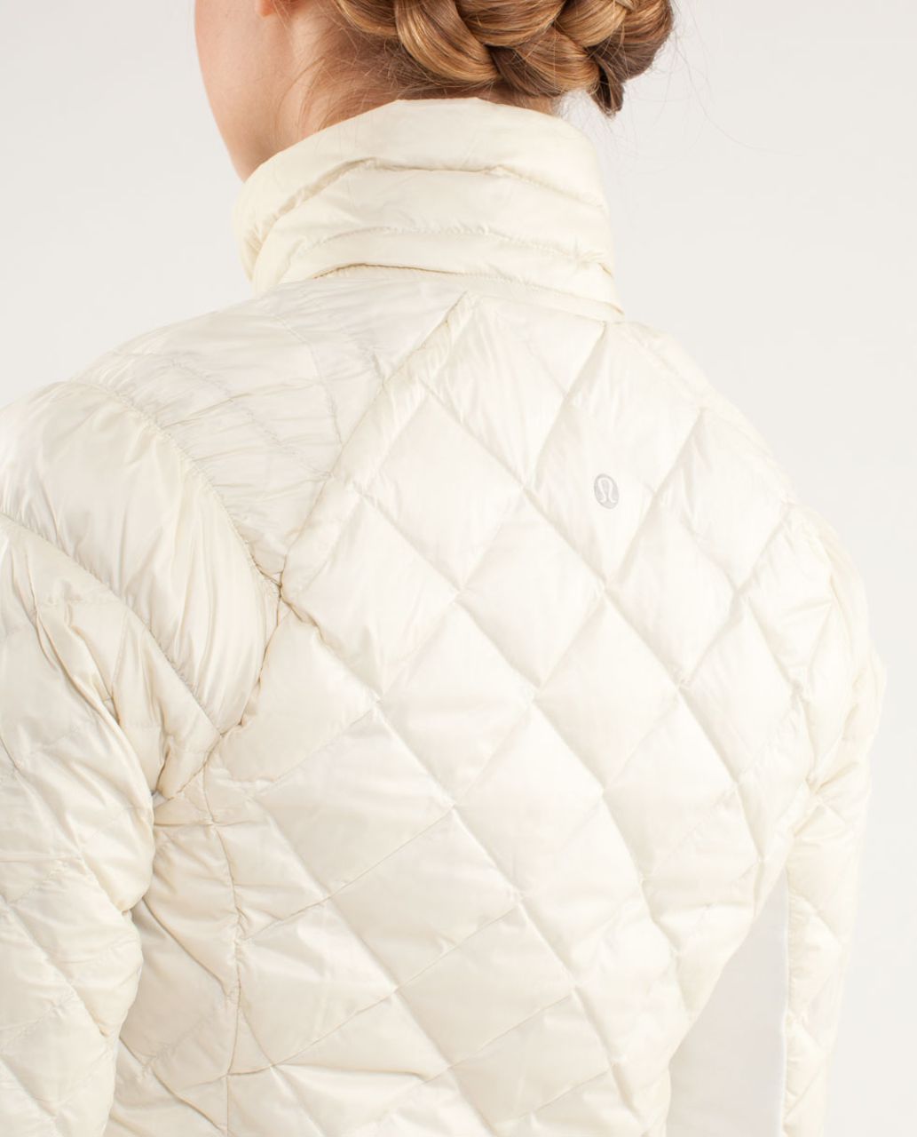 Lululemon Run:  Turn Around Jacket - Polar Cream / Black