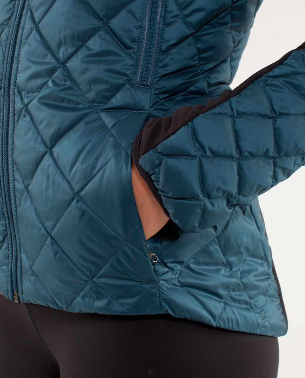 Lululemon Run:  Turn Around Jacket - Alberta Lake / Black