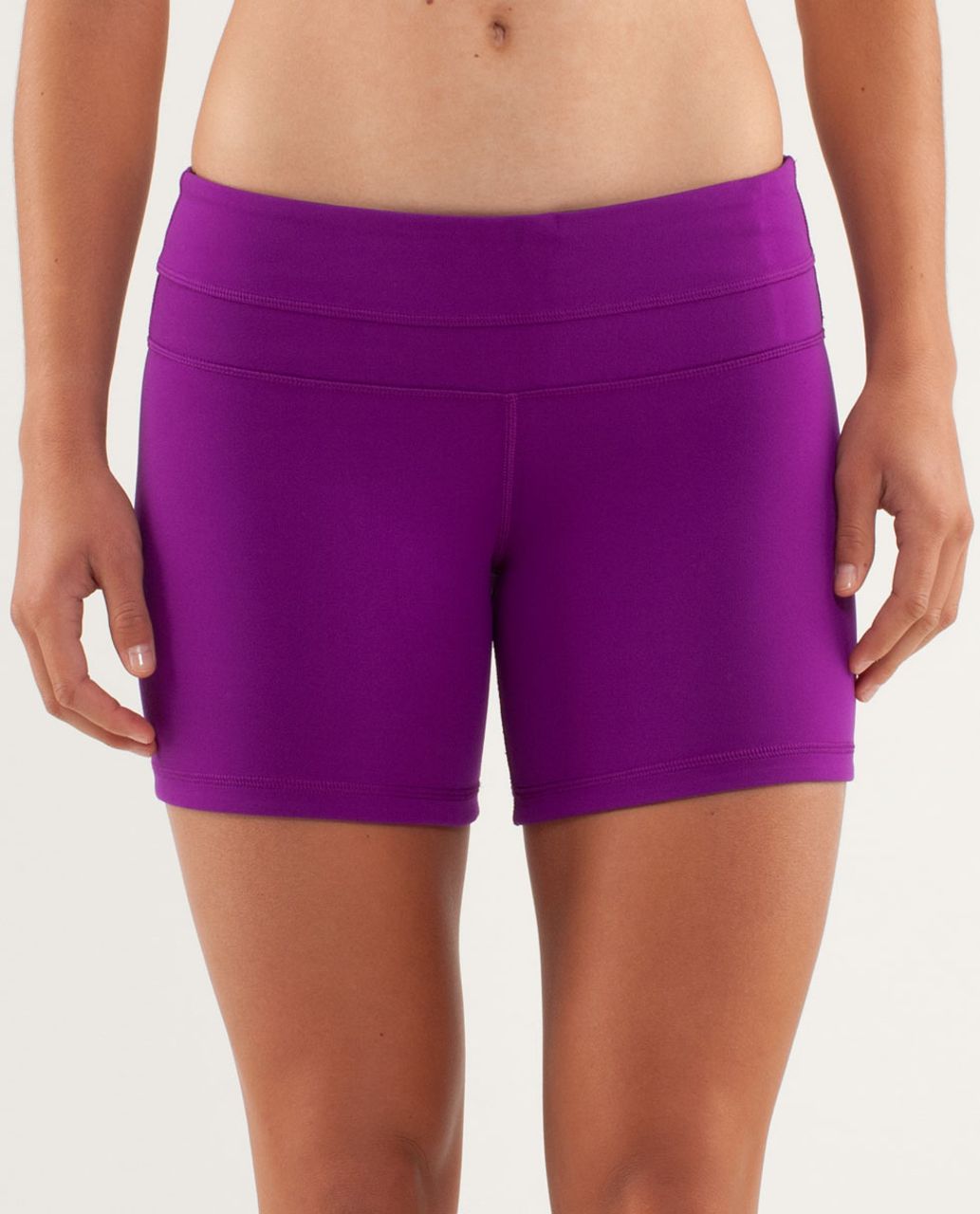 Lululemon Reverse Groove Short (Regular) - Tender Violet / Black