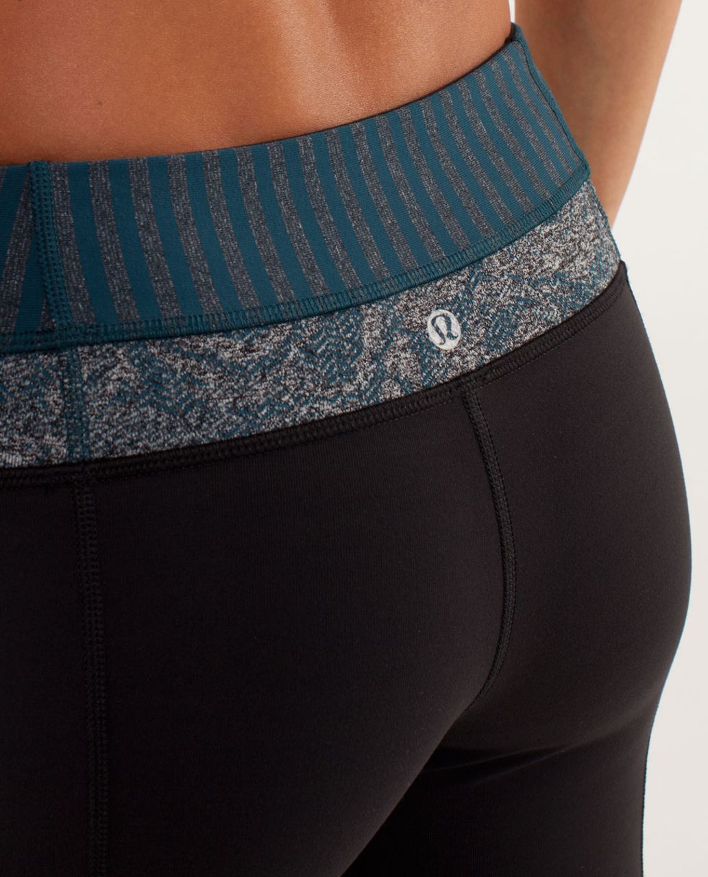 Lululemon Groove Pant *Slim (Regular) - Black / Half Micro Macro Alberta Lake Black / Rose Herringbone Alberta Lake