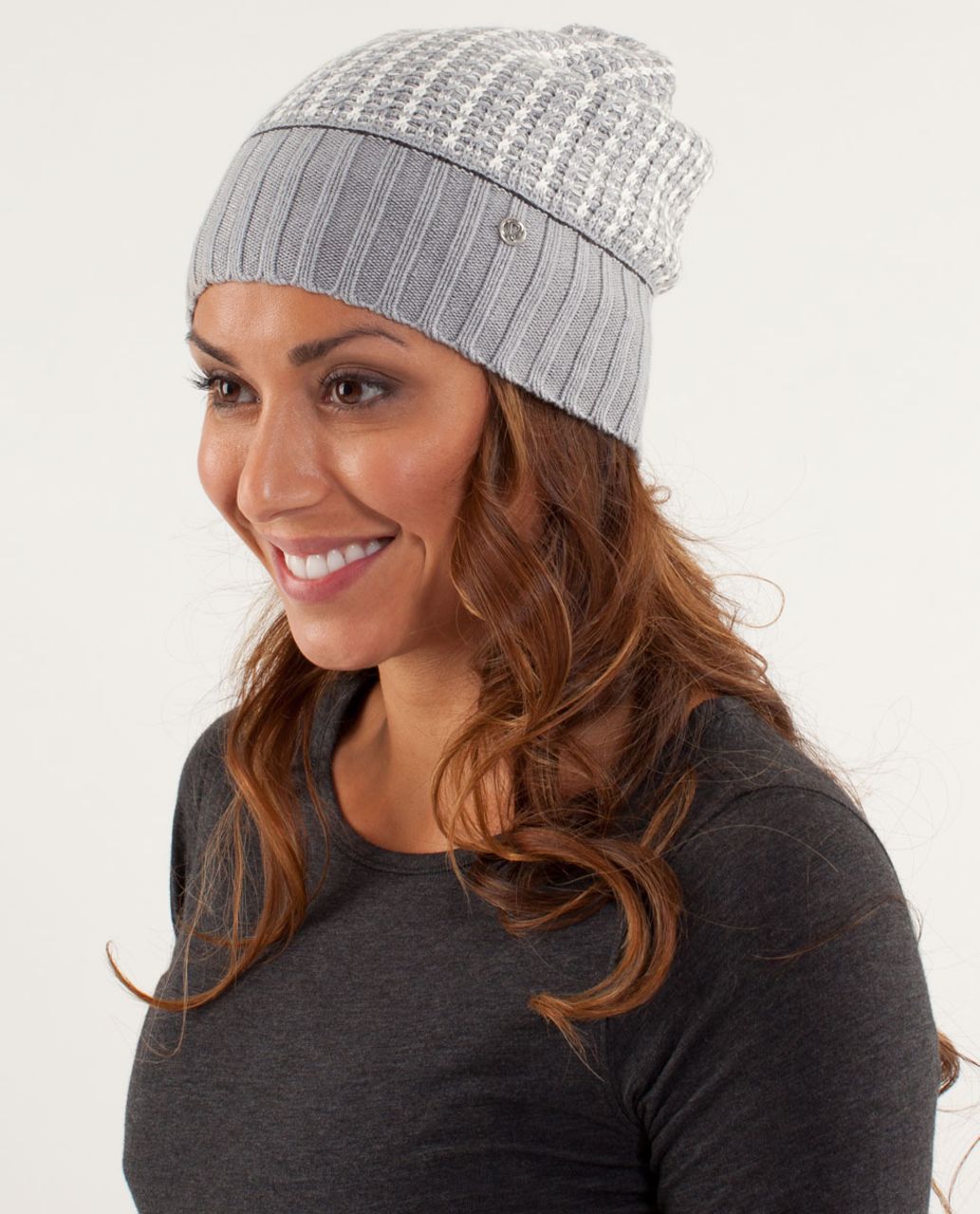 Lululemon Peace Of Mind Toque - Polar Cream / Silver Slate