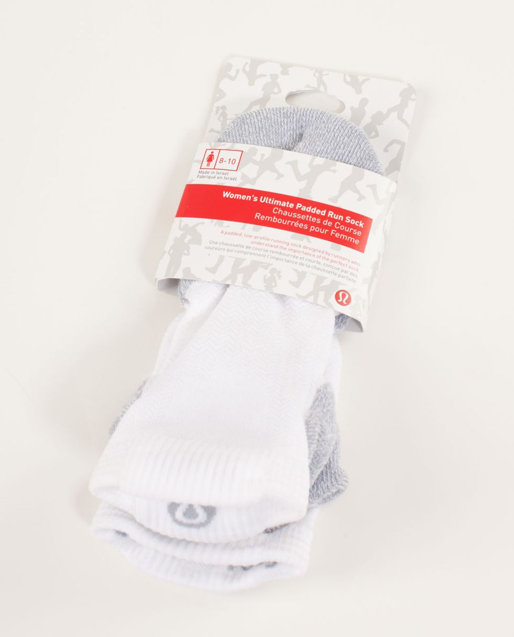 Lululemon Women's Ultimate Padded Run Sock - Silver Slate