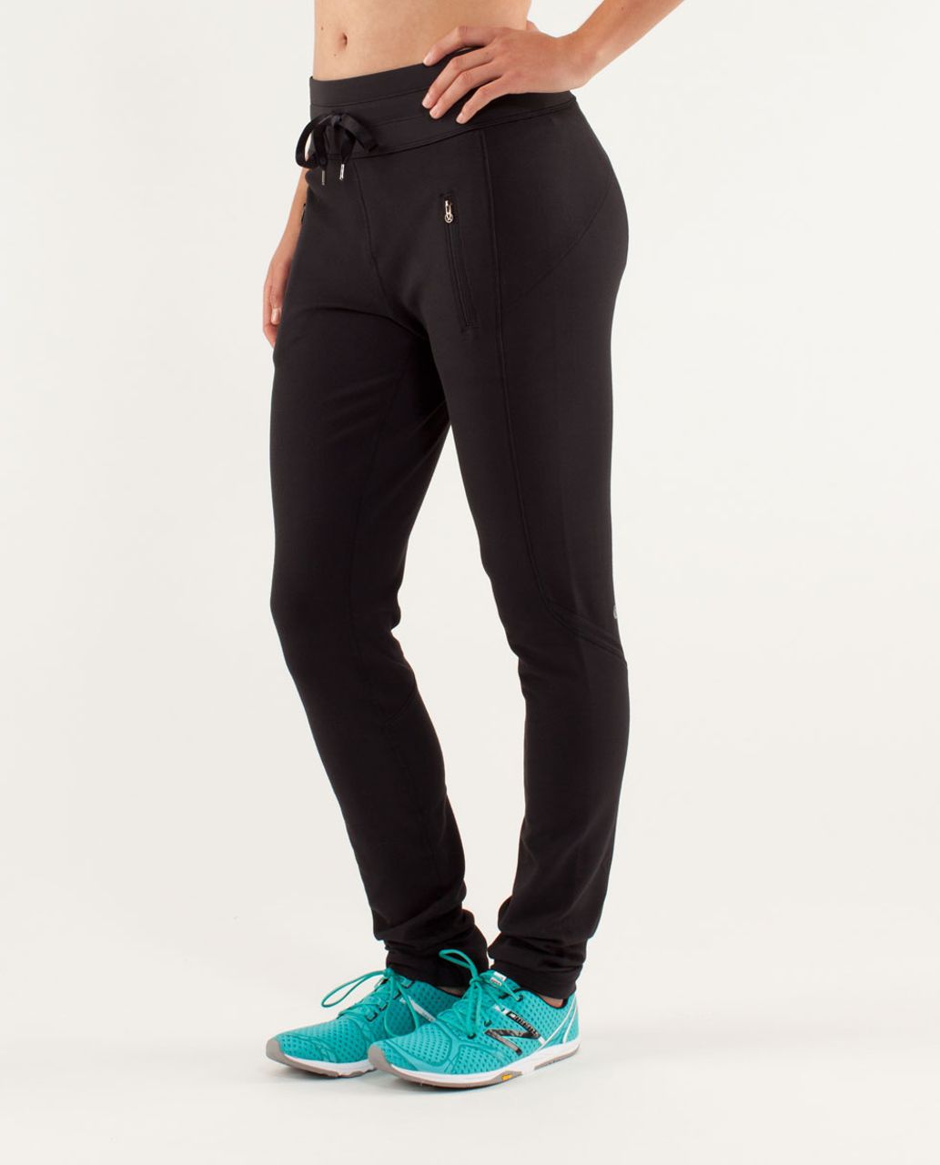 Lululemon Run:  Make A Move Pant - Black / Alberta Lake