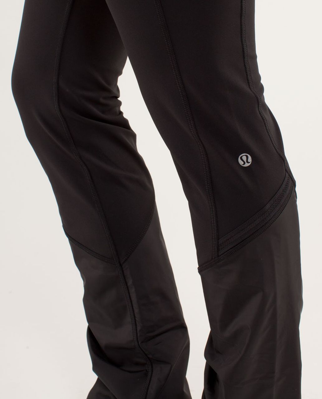 Lululemon Run:  Clear As Mud Pant - Black / Tender Violet