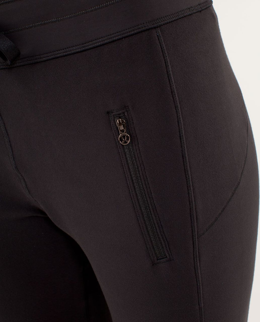 Lululemon Run:  Make A Move Pant - Heathered Coal / Black