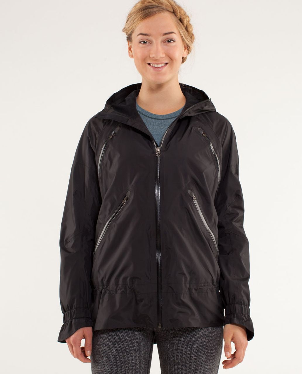 Lululemon Run: Make It Rain Jacket - Black - lulu fanatics