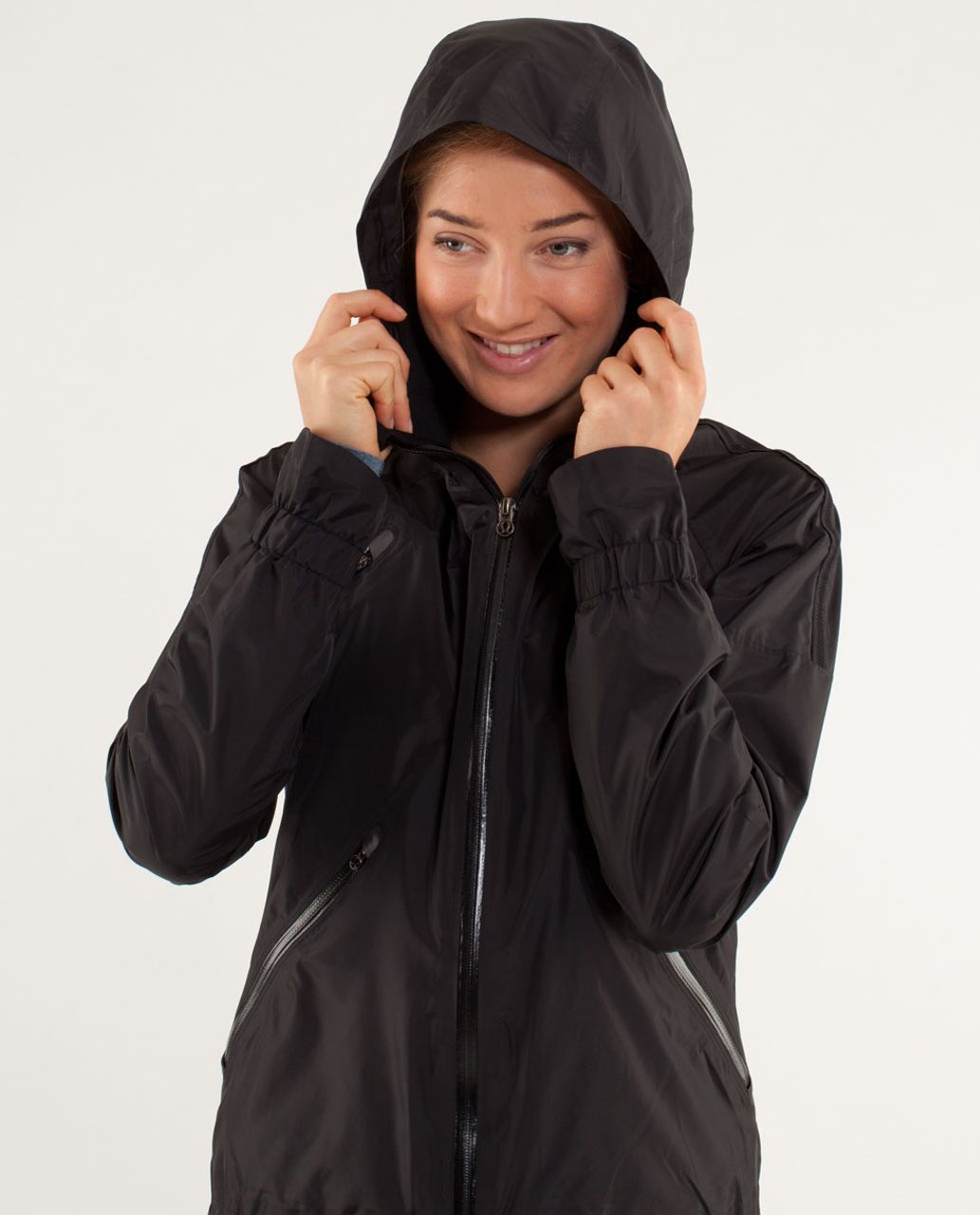 Lululemon Run:  Make It Rain Jacket - Black