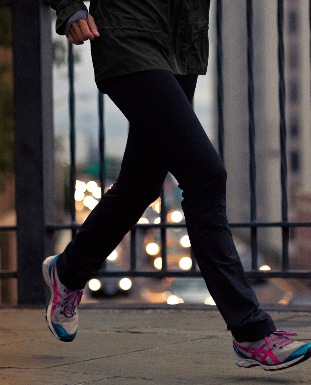 Lululemon Run:  Clear As Mud Pant - Black