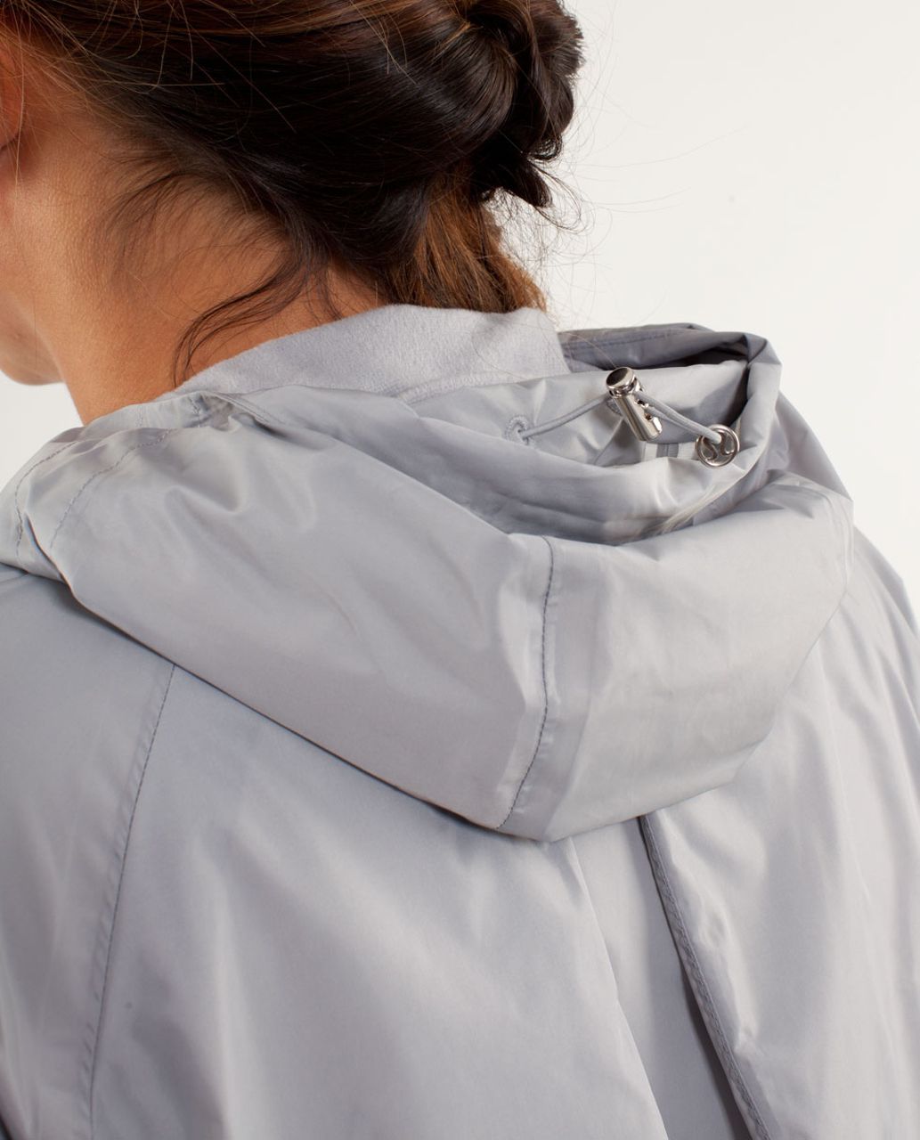 Lululemon Run:  Make It Rain Jacket - Silver Slate