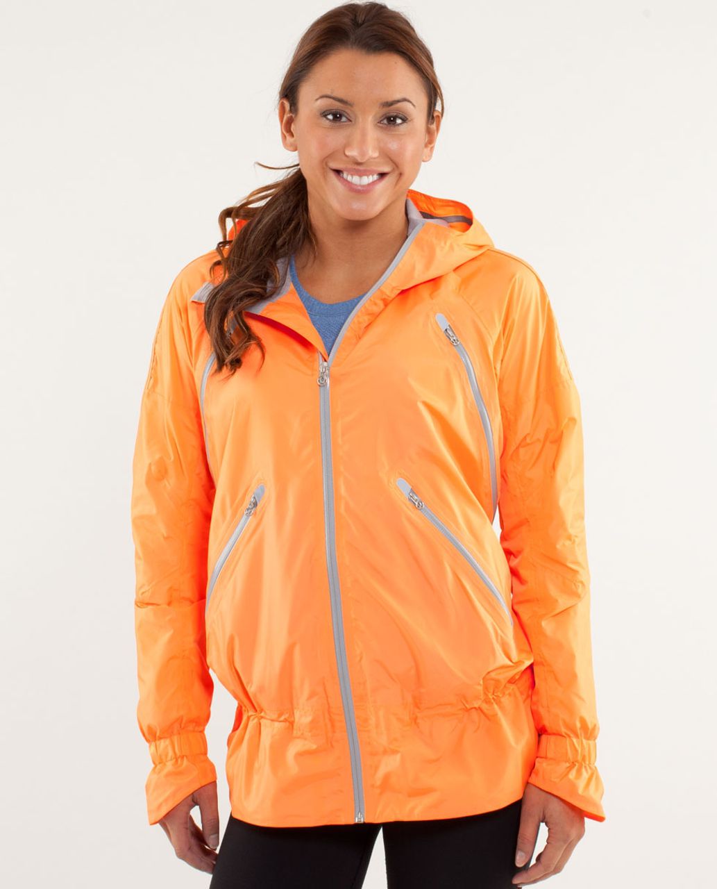 Lululemon Run:  Make It Rain Jacket - Creamsicle Pop