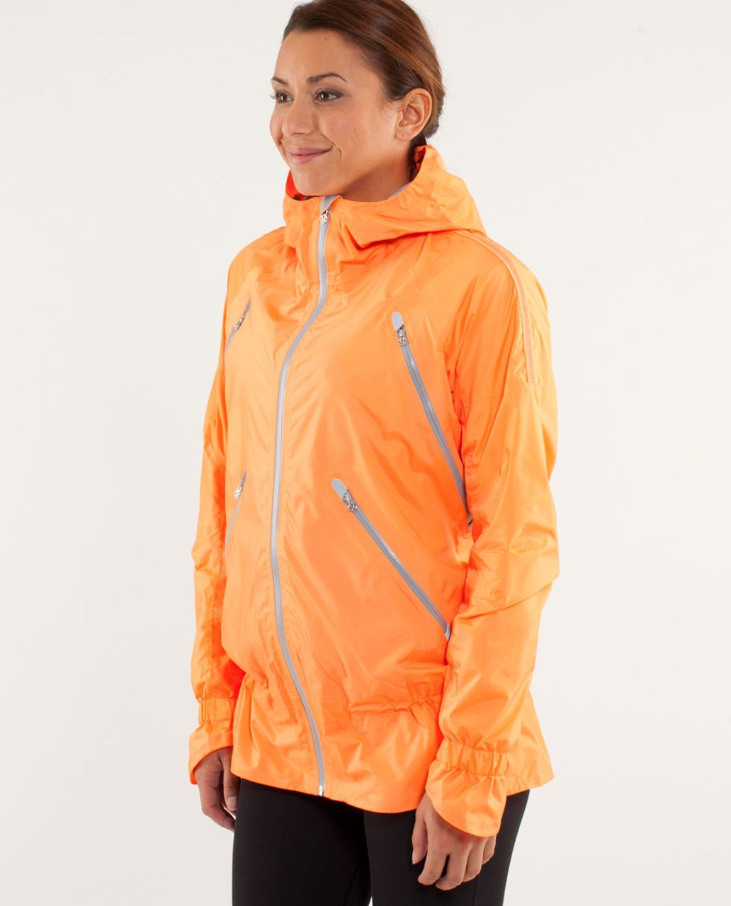 Lululemon Run:  Make It Rain Jacket - Creamsicle Pop