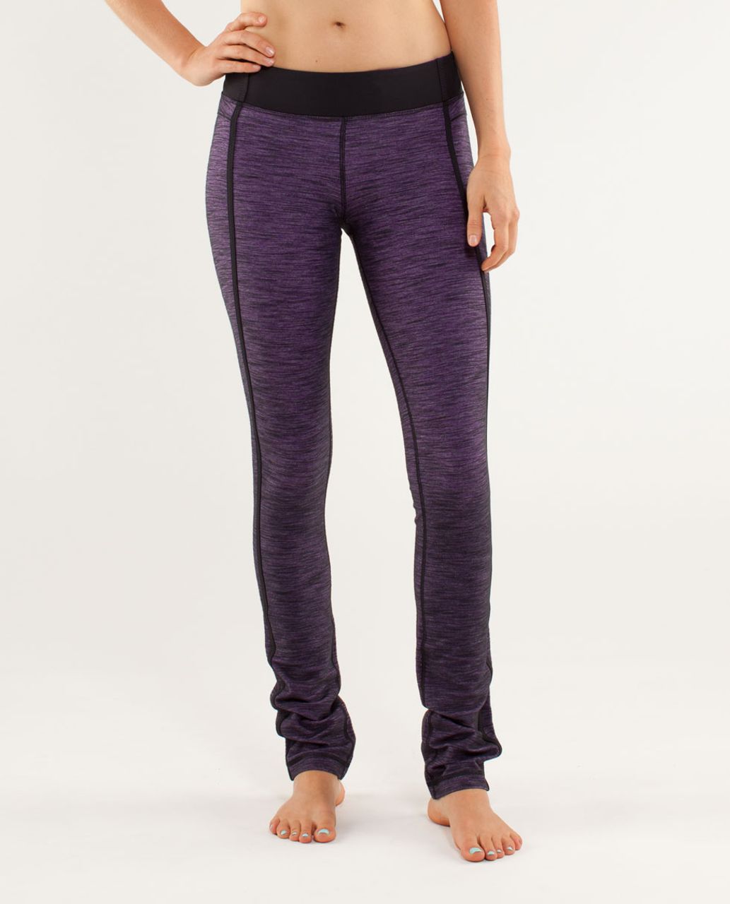 Lululemon Forme Pant - Reversible Slub Denim Tender Violet / Black