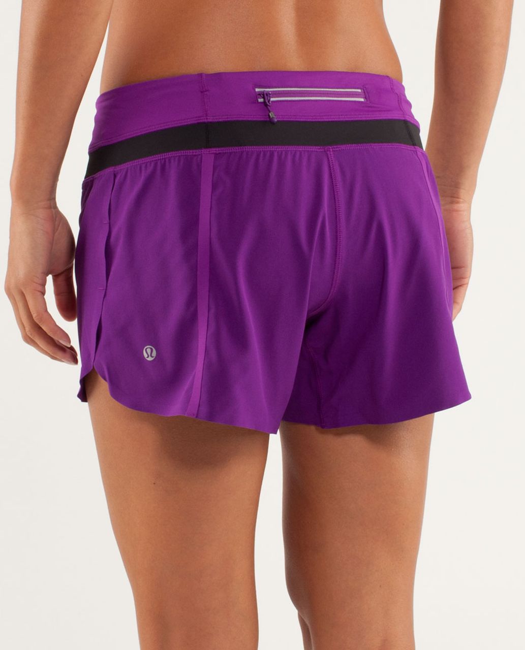 Lululemon Groovy Run Short *Bonded - Tender Violet / Black