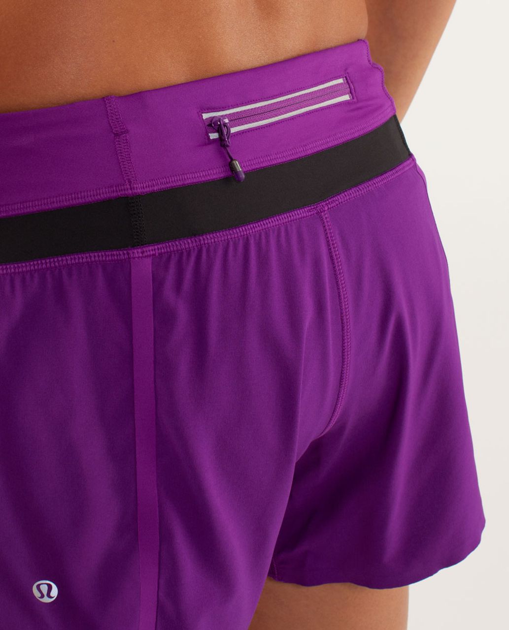 Lululemon Groovy Run Short *Bonded - Tender Violet / Black