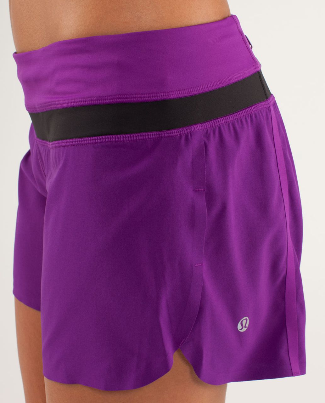 Lululemon Groovy Run Short *Bonded - Tender Violet / Black