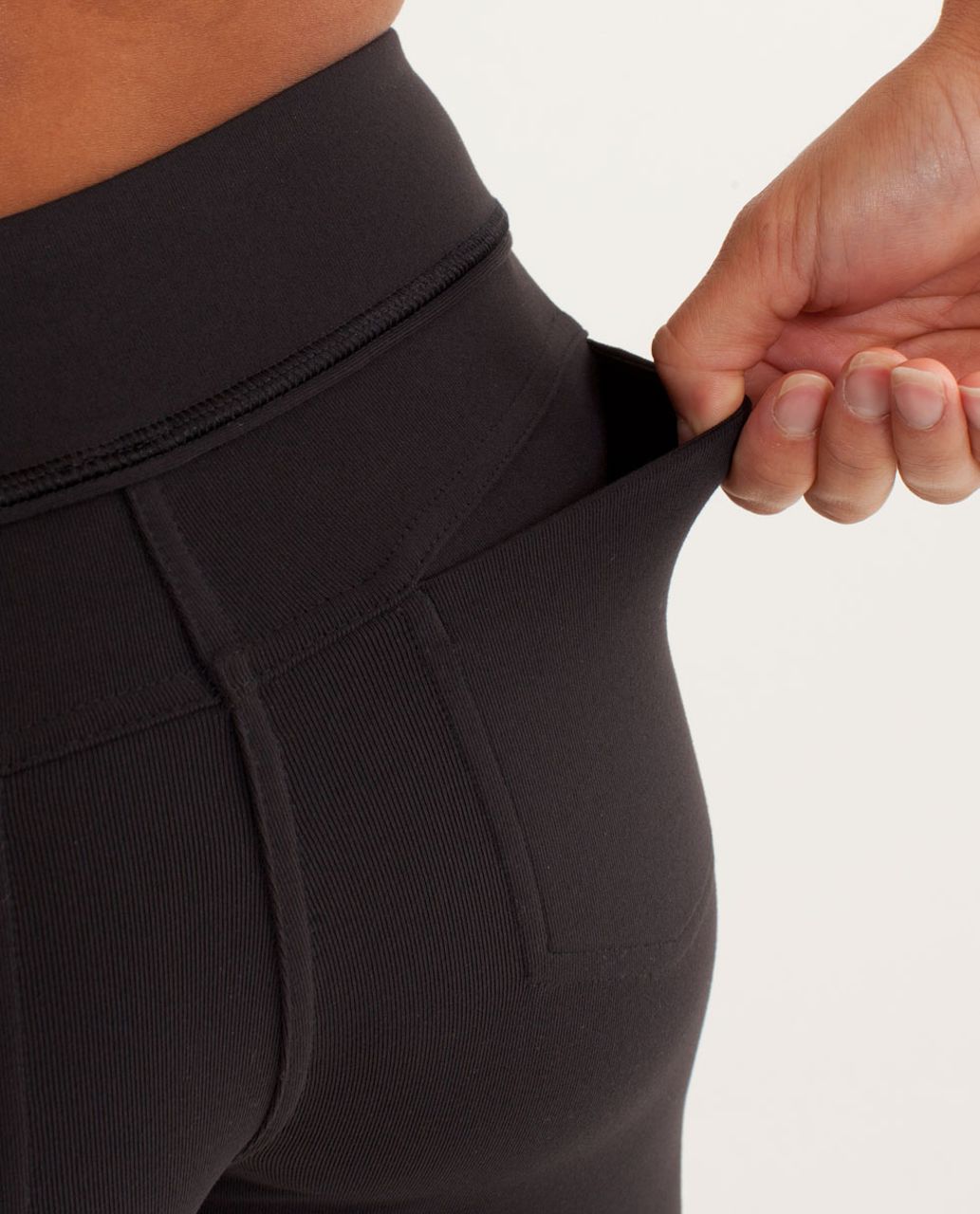 Lululemon Split Set Pant - Black / Black - lulu fanatics