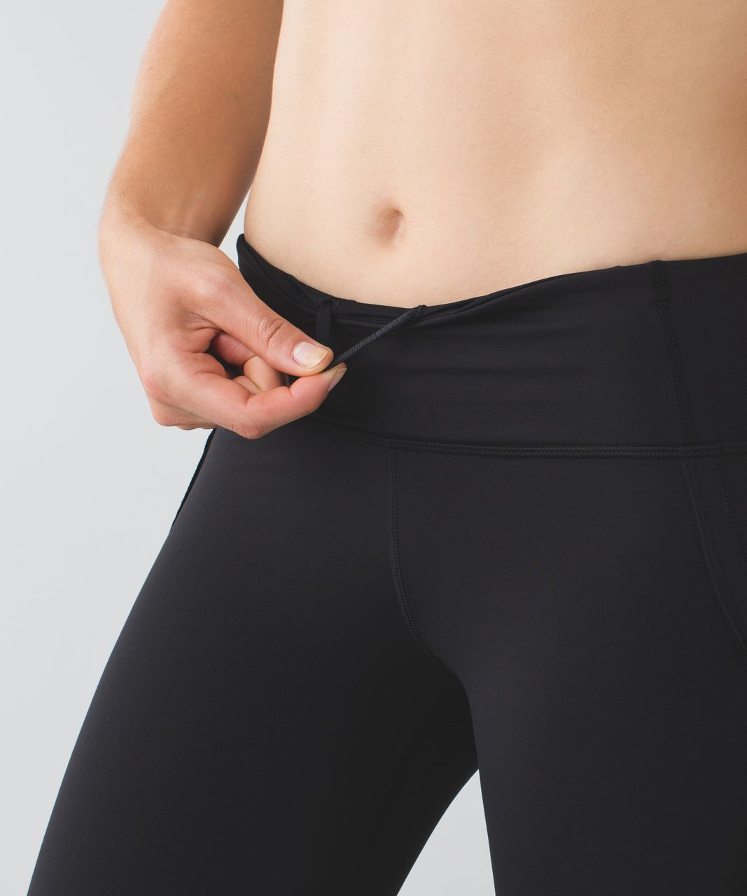 Lululemon Run:  Top Speed Crop - Black