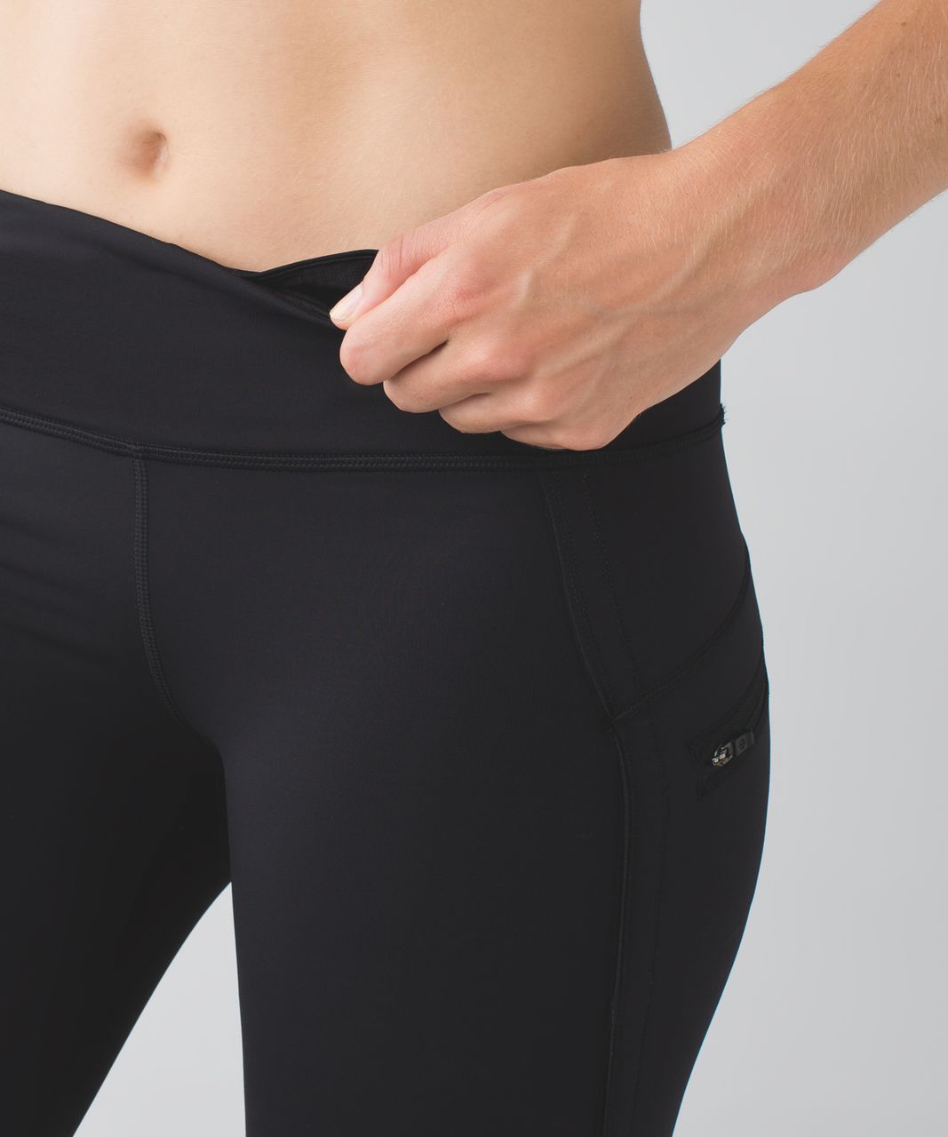 Lululemon Run:  Top Speed Crop - Black