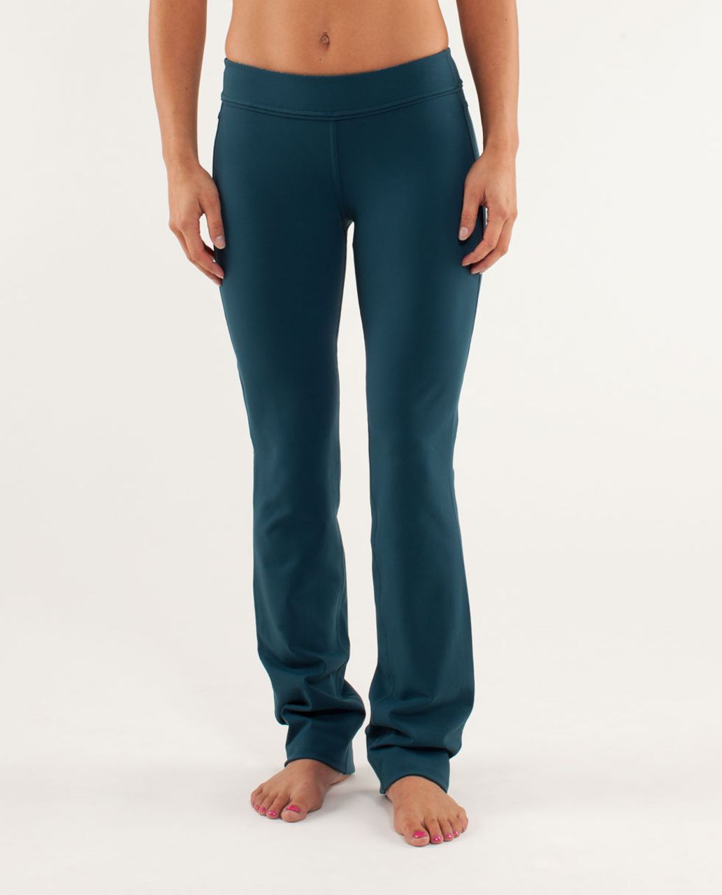 NWT Lululemon Wunder Under Pant III Shatter Weave Desert Teal Alberta Lake  4