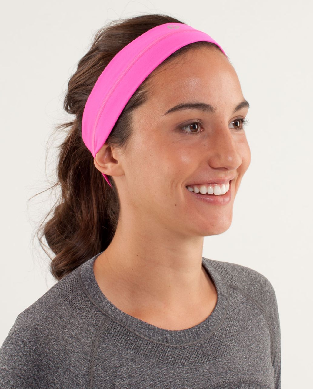 Lululemon Fly Away Tamer Headband - Raspberry Glo Light (First Release)