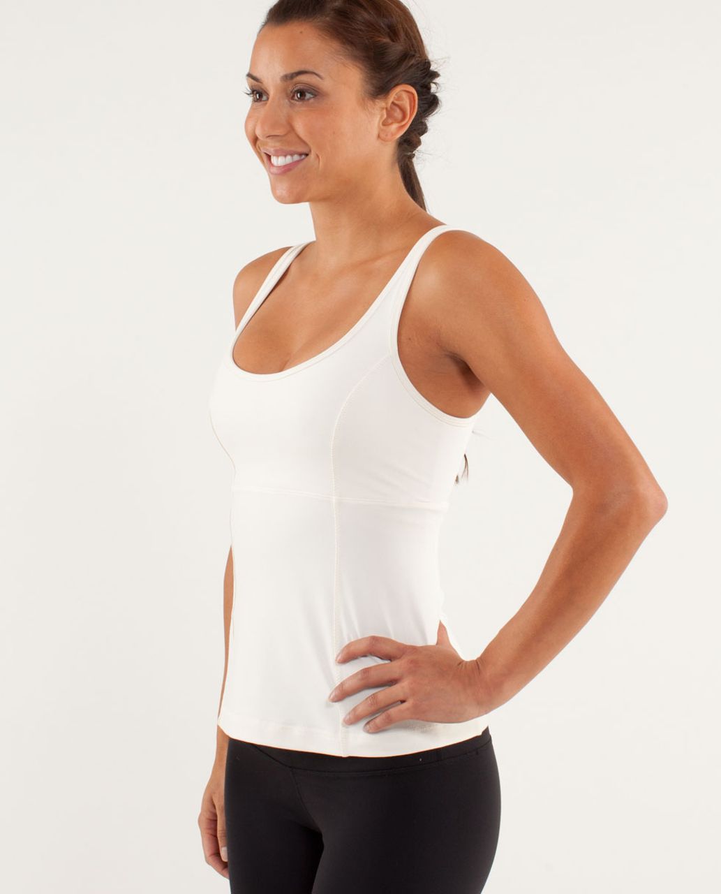 Lululemon Back Burner Tank - Polar Cream