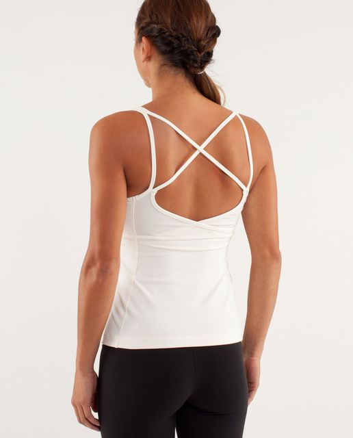 Lululemon Back Burner Tank - Raspberry Glo Light / Black Swan