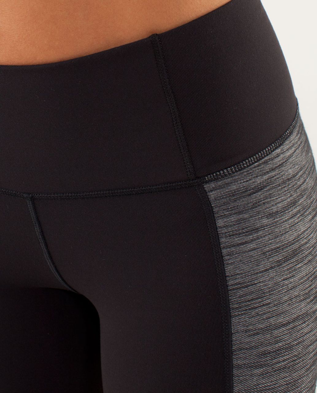 Lululemon Barre Pulse Pant (Tall) Flare Legging in Black / Slub