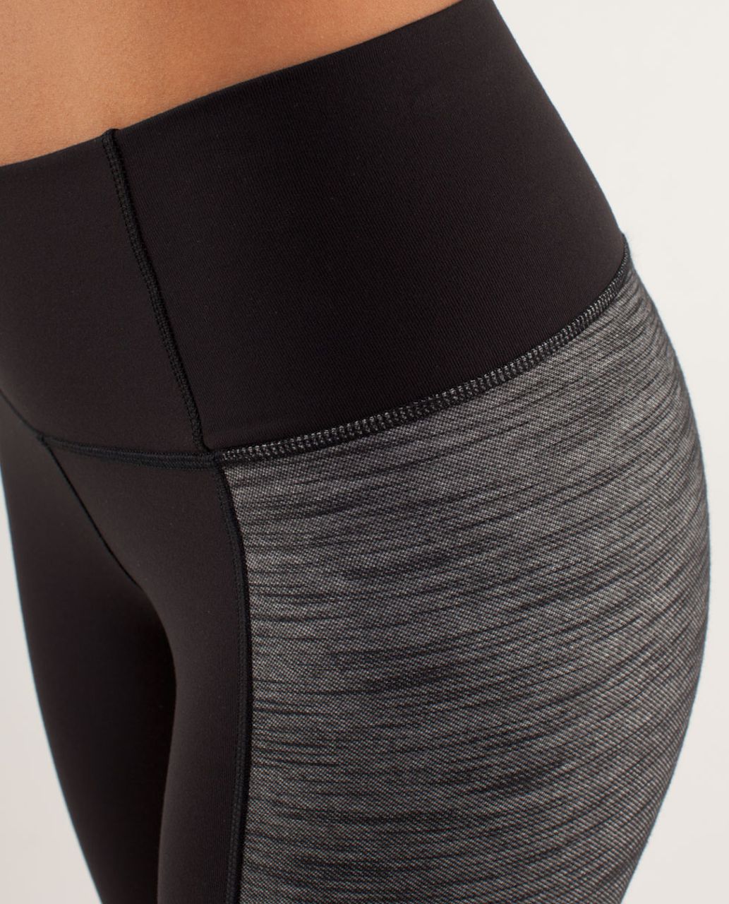 Lululemon Barre Pulse Pant (Regular) - Black / Reversible Slub Denim Black