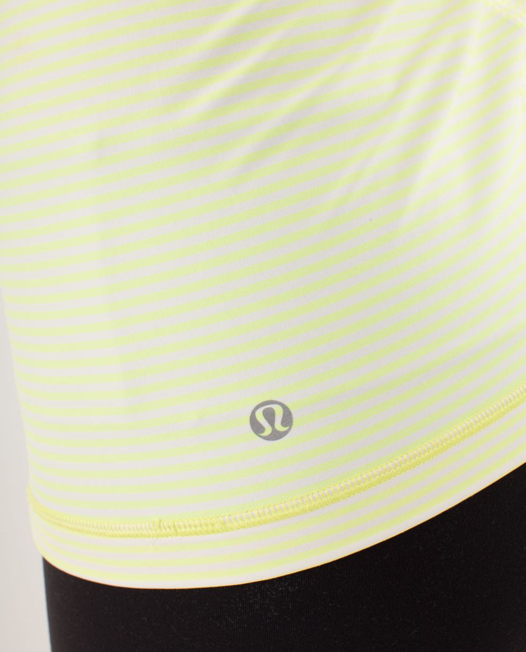 Lululemon Free To Be Tank - Slope Stripe Polar Cream Clarity Yellow