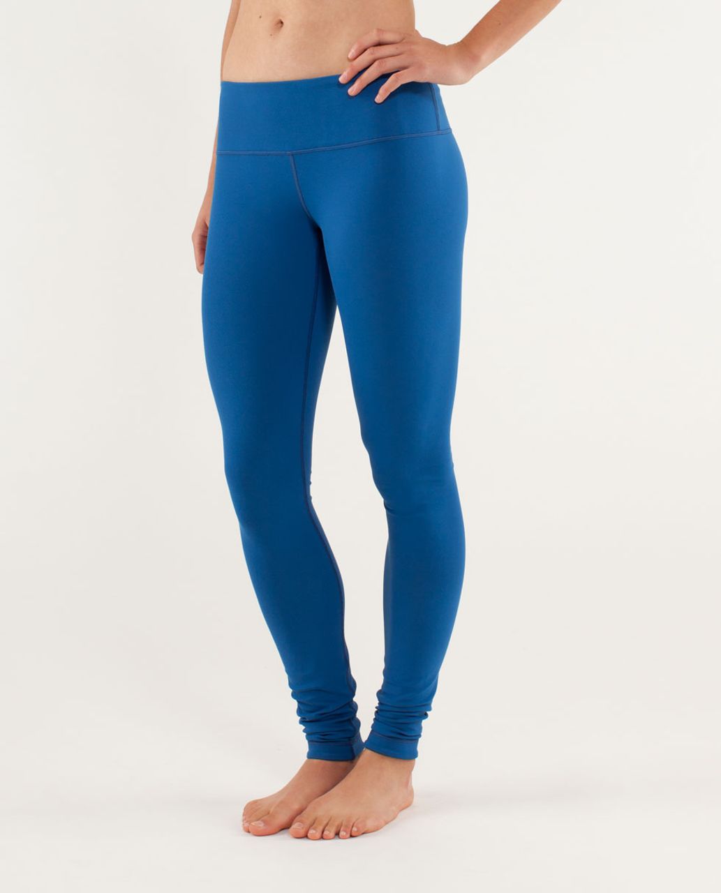 lululemon athletica, Pants & Jumpsuits, Lululemon Wunder Under Pant  Reversible Slub Denim Love Red Tight Leggings Knit