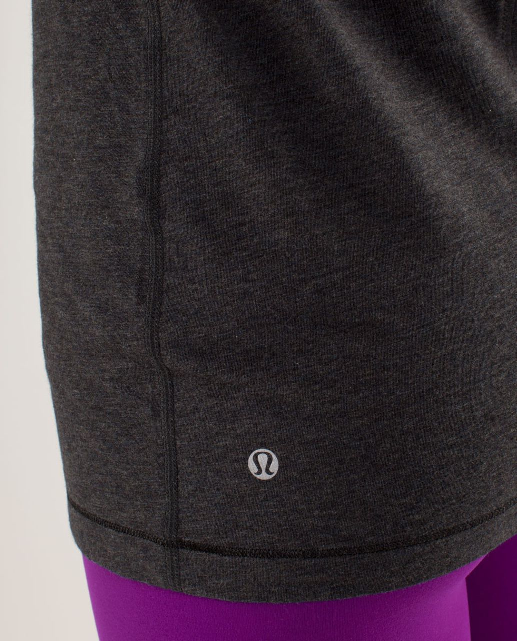 Lululemon Devotion Tee Short Sleeve - Heathered Black