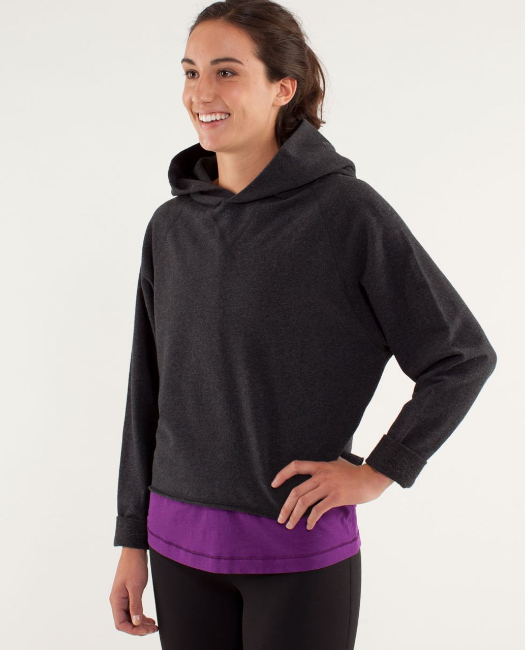 Lululemon Please Me Pullover - Heathered Black