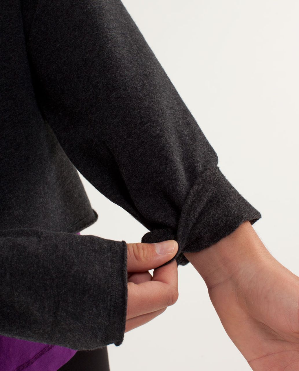 Lululemon Please Me Pullover - Heathered Black