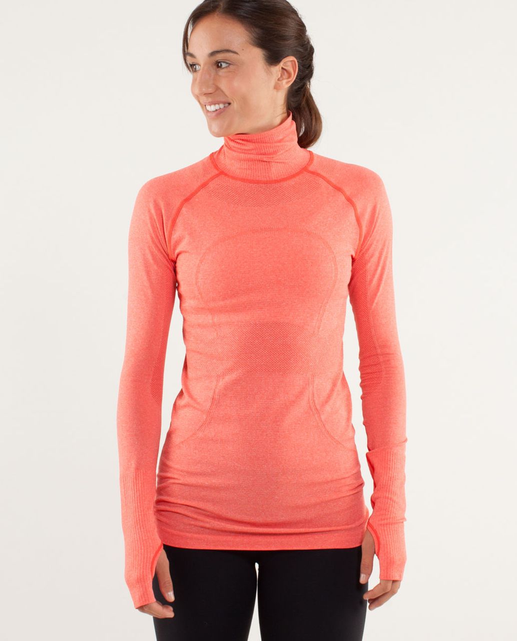 Lululemon Run: Swiftly Turtleneck - Love Red - lulu fanatics