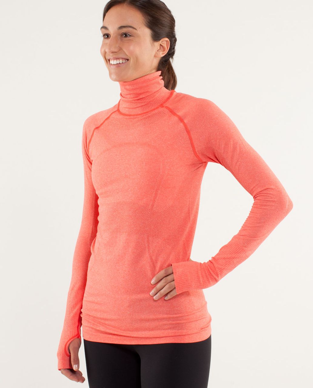 Lululemon Run:   Swiftly Turtleneck - Love Red