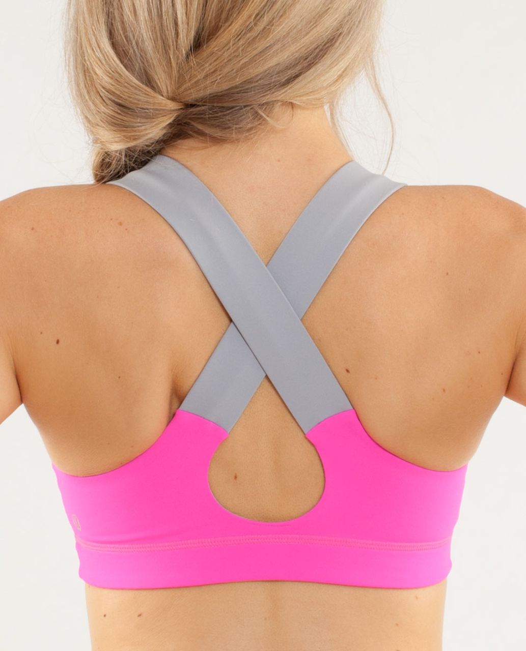 Lululemon All Sport Bra - Raspberry Glo Light / Silver Slate