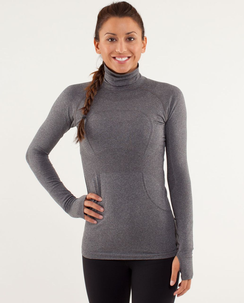 Lululemon Run:   Swiftly Turtleneck - Black