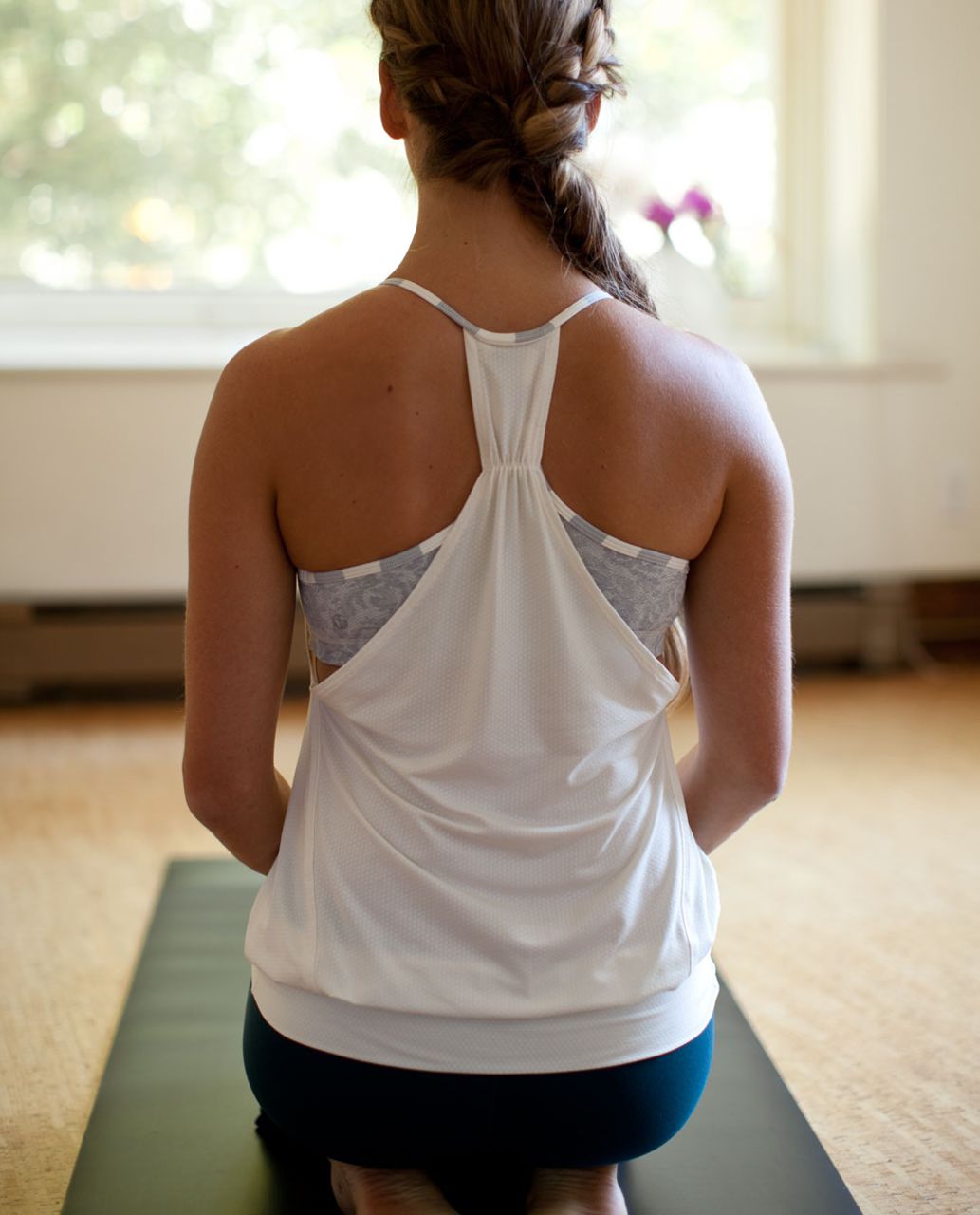 Lululemon No Limits Tank - Polar Cream / Rose Herringbone Polar Cream Heathered Silver Slate / Micro Macro Polar Cr