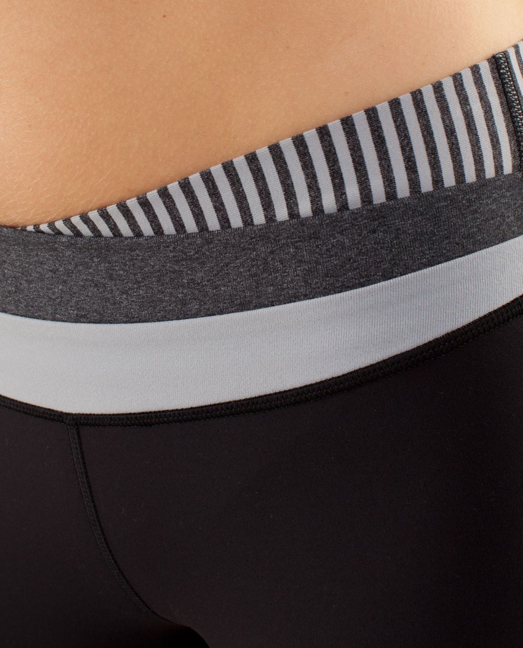 Lululemon Astro Pant (Regular) - Black / Slope Stripe Silver Slate Heathered Black / Heathered Deep Coal