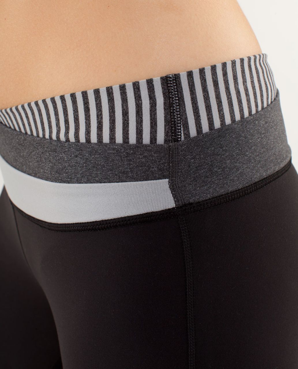 Lululemon Astro Pant (Tall) - Black / Slope Stripe Silver Slate Heathered Black / Heathered Deep Coal