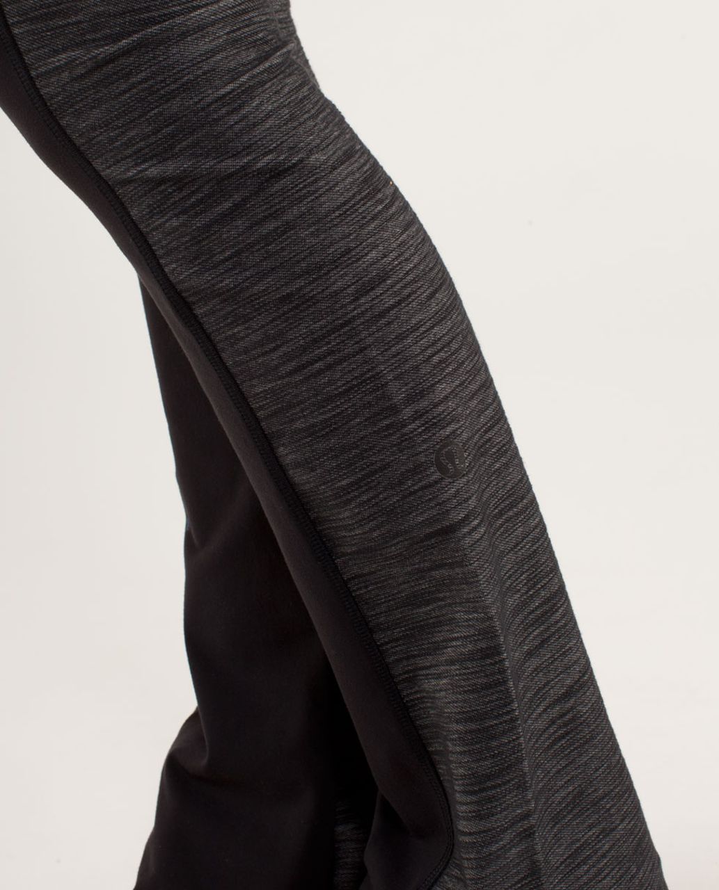 Lululemon Barre Pulse Pant (Tall) - Black / Reversible Slub Denim Black