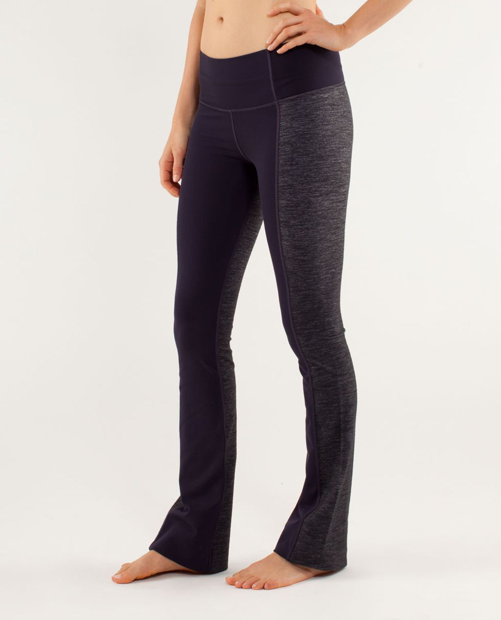 Lululemon Barre Pulse Pant (Tall) - Black Swan / Reversible Slub Denim Black Swan