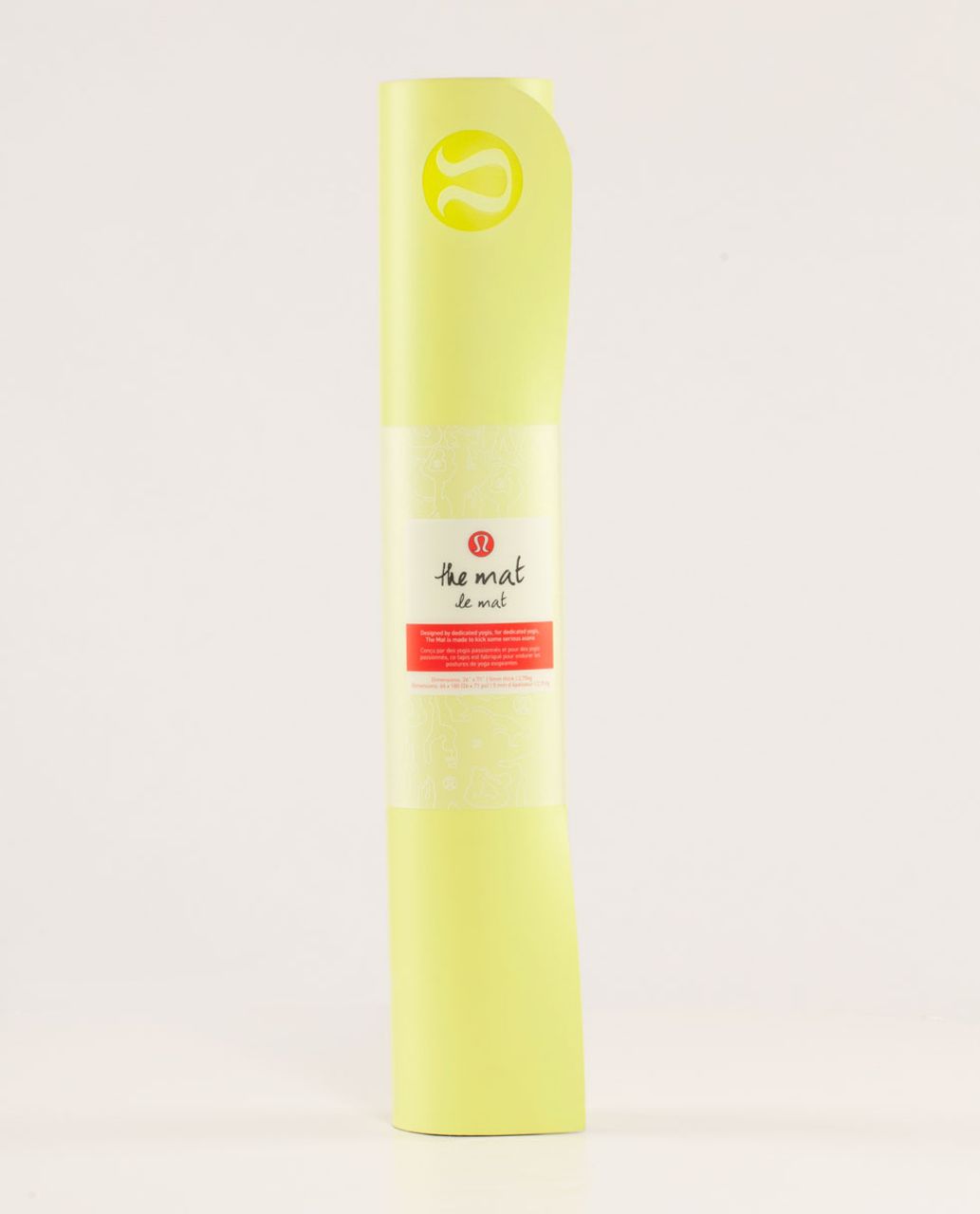 Lululemon The Mat - Clarity Yellow / Deep Coal